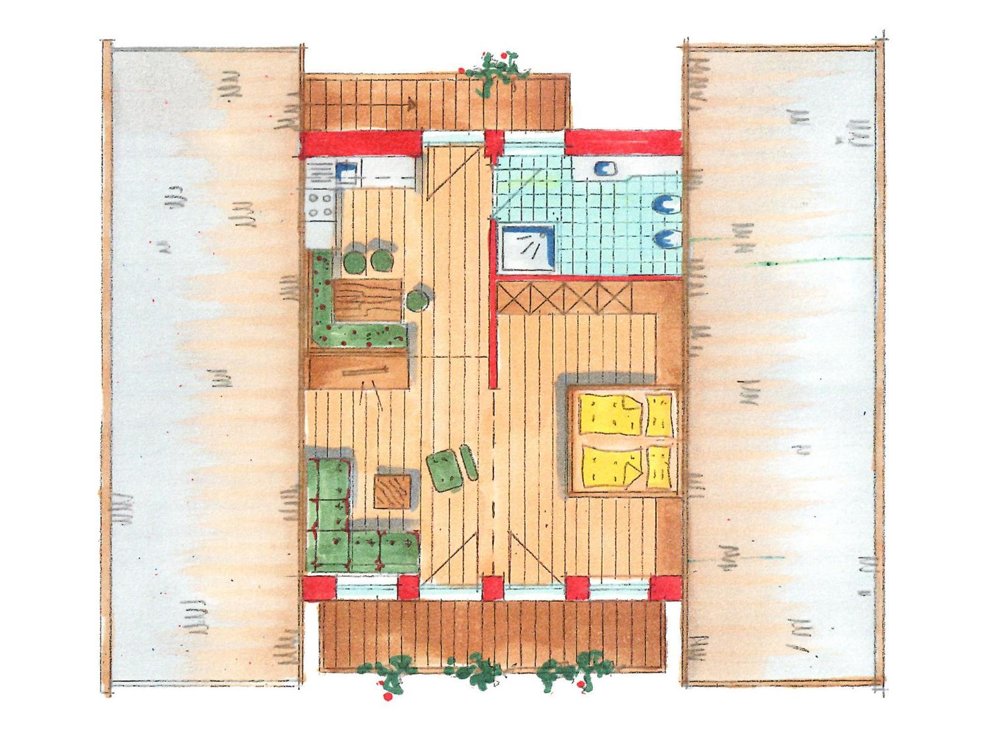 Chalet Piz Da Peres ヴァルダーオラ 部屋 写真
